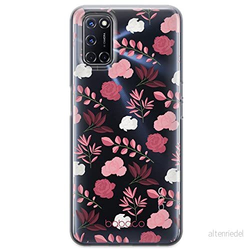 ERT GROUP mobiltelefonfodral för Oppo A92/ A72/ A52 originalt och officiellt licensierat Babaco mönster Flowers 020 optimalt anpassad till formen på mobiltelefonen, gedeeltelijk transparant 5903932641301