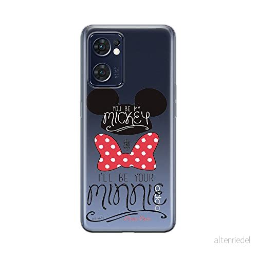 ERT GROUP mobiltelefonfodral för Oppo RENO 7 5G originalt och officiellt licensierat Disney mönster Mickey & Minnie 004 optimalt anpassad till formen på mobiltelefonen, gedeeltelijk transparant 5905511301064