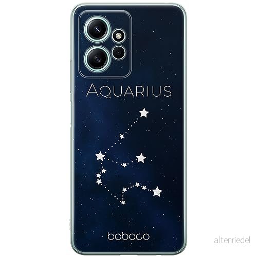 ERT GROUP mobiltelefonfodral för Xiaomi REDMI NOTE 12 4G originalt och officiellt licensierat Babaco mönster Zodiac Constellation 011, fodral tillverkad av TPU plast 5905511940935