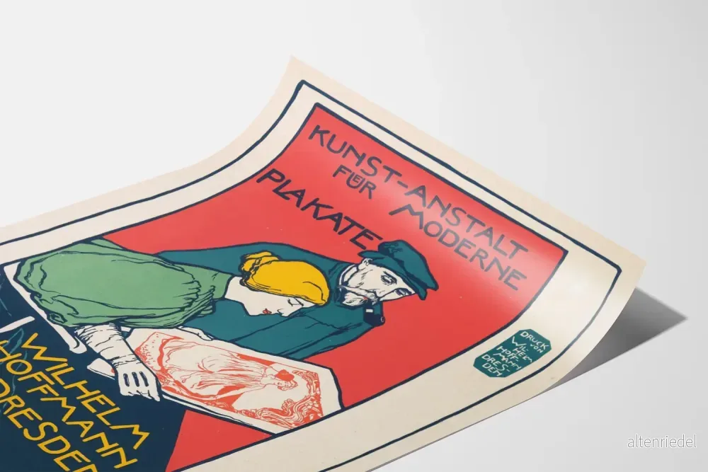 Art Nouveau-poster av Wilhelm Hoffmann - Vintage väggdekoration - Bild 3