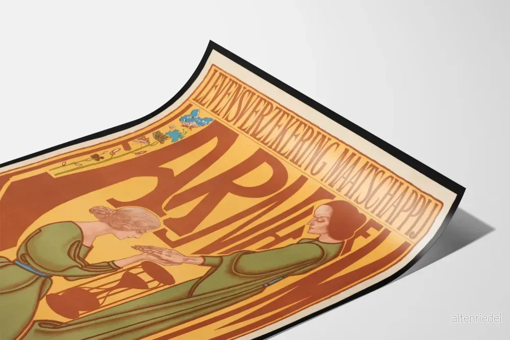 Vintageposter Arnhem Levensverzekering Maatschappij för väggdekoration - Bild 3