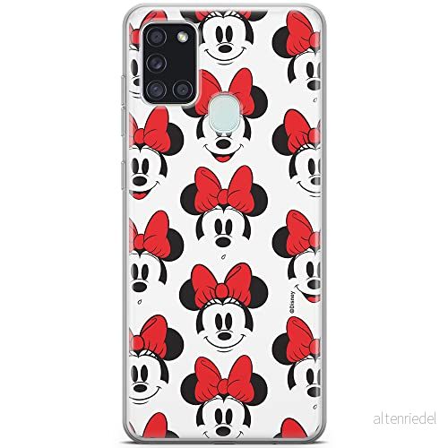 ERT GROUP mobiltelefonfodral för Samsung A21s originalt och officiellt licensierat Disney mönster Minnie 058 optimalt anpassad till formen på mobiltelefonen, fodral tillverkad av TPU plast 5903040257104