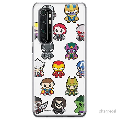 ERT GROUP mobiltelefonfodral för Xiaomi MI NOTE 10 Lite originalt och officiellt licensierat Marvel mönster Avengers 025 optimalt anpassad till formen på mobiltelefonen, fodral tillverkad av TPU plast 5904805196072