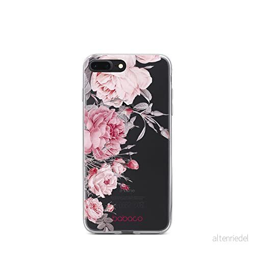 ERT GROUP mobiltelefonfodral för Iphone 7 PLUS/ 8 PLUS originalt och officiellt licensierat Babaco mönster Flowers 059 optimalt anpassad till formen på mobiltelefonen, gedeeltelijk transparant 5905131372222