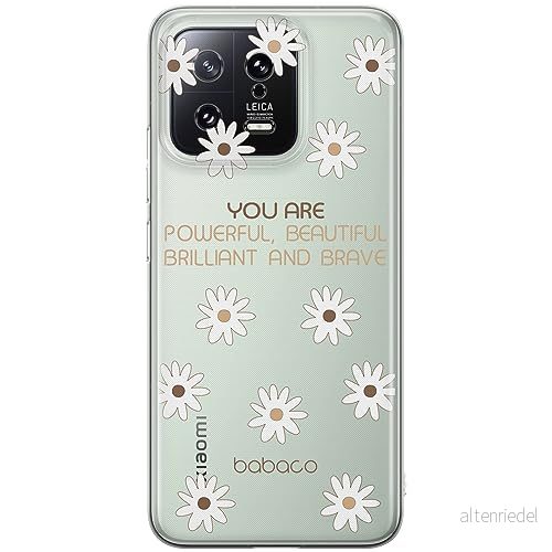ERT GROUP mobiltelefonfodral för Xiaomi 13 originalt och officiellt licensierat Babaco mönster Positive vibes 003 optimalt anpassad till formen på mobiltelefonen, gedeeltelijk transparant 5905511902766