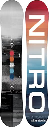 Nitro Snowboards Herr Team GULLW.Wide BRD '23, Freestyleboard, Directional Twin, Gullwing Rocker, all terräng, Wide, för stora fötter 7630221842108