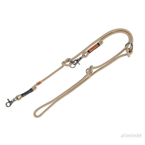 TRIXIE hundkoppel BE NORDIC V koppel S M, 200 cm ø 1,3 i sand/svart justerbart med nordisk charm för små till medelstora hundar 17234 4011905172347