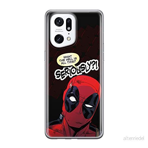 ERT GROUP mobiltelefonfodral för Oppo FIND X5 PRO originalt och officiellt licensierat Marvel mönster Deadpool 010 optimalt anpassad till formen på mobiltelefonen, fodral tillverkad av TPU plast 5905511401610