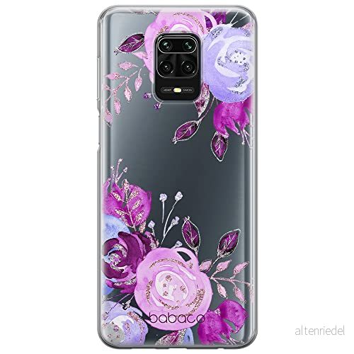 ERT GROUP mobiltelefonfodral för Xiaomi REDMI NOTE 9 PRO/ 9S originalt och officiellt licensierat Babaco mönster Flowers 005 optimalt anpassad till formen på mobiltelefonen, gedeeltelijk transparant 5904805386756