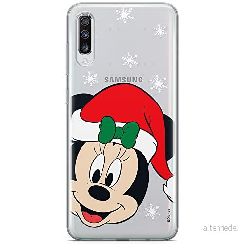 ERT GROUP mobiltelefonfodral för Samsung A70 originalt och officiellt licensierat Disney mönster Minnie 060 optimalt anpassad till formen på mobiltelefonen, gedeeltelijk transparant 5903932042740