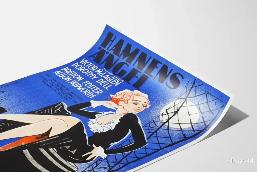 Vintageposter av Hamnens Angel för retro väggdekoration - Bild 3