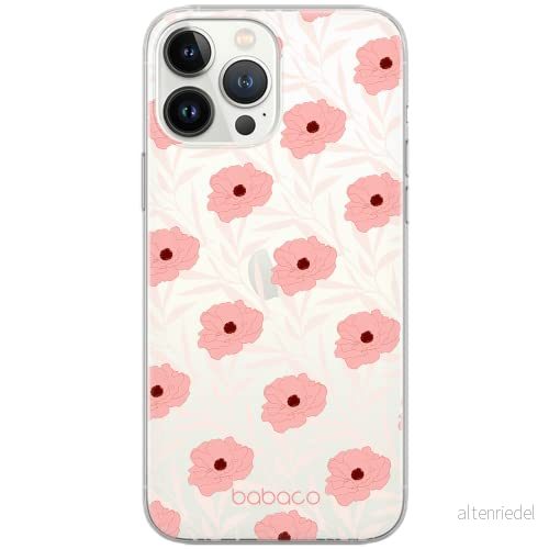 ERT GROUP mobiltelefonfodral för Huawei P30 originalt och officiellt licensierat Babaco mönster Flowers 017 Vit optimalt anpassad till formen på mobiltelefonen, gedeeltelijk transparant 5903932628944