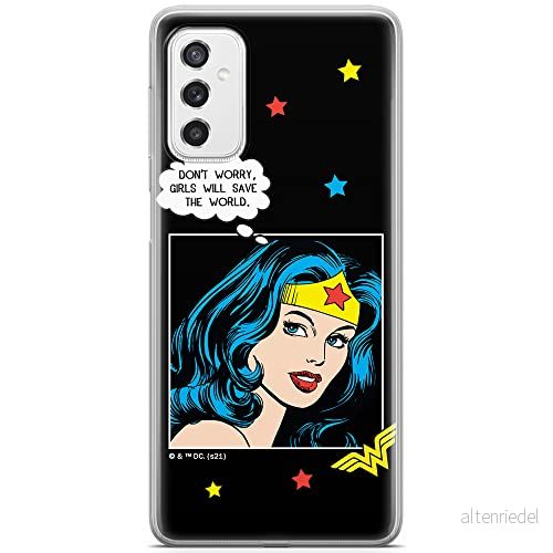 ERT GROUP mobiltelefonfodral för Samsung M52 5G originalt och officiellt licensierat DC mönster Wonder Woman 028 optimalt anpassad till formen på mobiltelefonen, fodral tillverkad av TPU plast 5904805493362