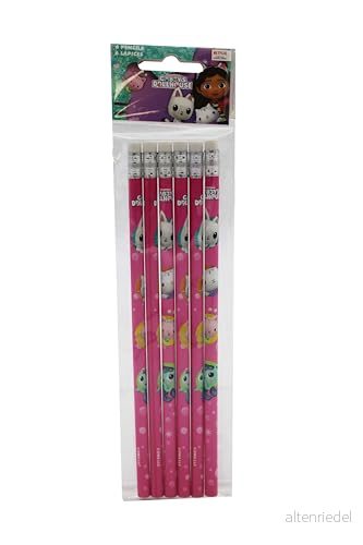 CYPBRANDS Gabby Set 6 pennor c/gummi, Grön, Talla única 8426842104119