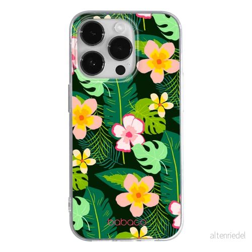 ERT GROUP mobiltelefonfodral för Apple Iphone 14 PRO MAX originalt och officiellt licensierat Babaco mönster Flowers 019 optimalt anpassad till formen på mobiltelefonen, fodral tillverkad av TPU plast 5905131931283