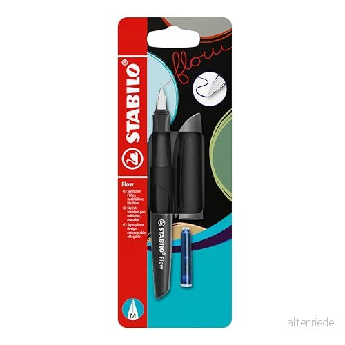 Reservoarpenna STABILO Flow ACTIVE Svart 4006381551465