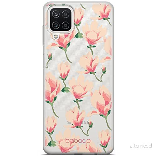 ERT GROUP mobiltelefonfodral för Samsung A12 / M12 originalt och officiellt licensierat Babaco mönster Flowers 016 optimalt anpassad till formen på mobiltelefonen, gedeeltelijk transparant 5903932626339