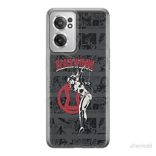ERT GROUP mobiltelefonfodral för Oneplus NORD CE 2 originalt och officiellt licensierat Marvel mönster Black Widow 006 optimalt anpassad till formen på mobiltelefonen, fodral tillverkad av TPU plast 5905511296209