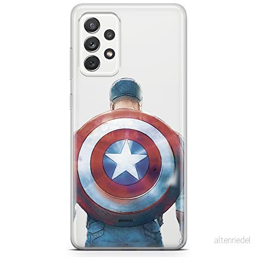 ERT GROUP mobiltelefonfodral för Samsung A33 5G originalt och officiellt licensierat Marvel mönster Captain America 002 optimalt anpassad till formen på mobiltelefonen, gedeeltelijk transparant 5904805344312