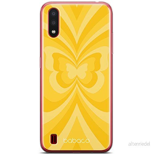 ERT GROUP mobiltelefonfodral för Samsung A01 originalt och officiellt licensierat Babaco mönster Butterflies 001 optimalt anpassad till formen på mobiltelefonen, fodral tillverkad av TPU plast 5904805715518