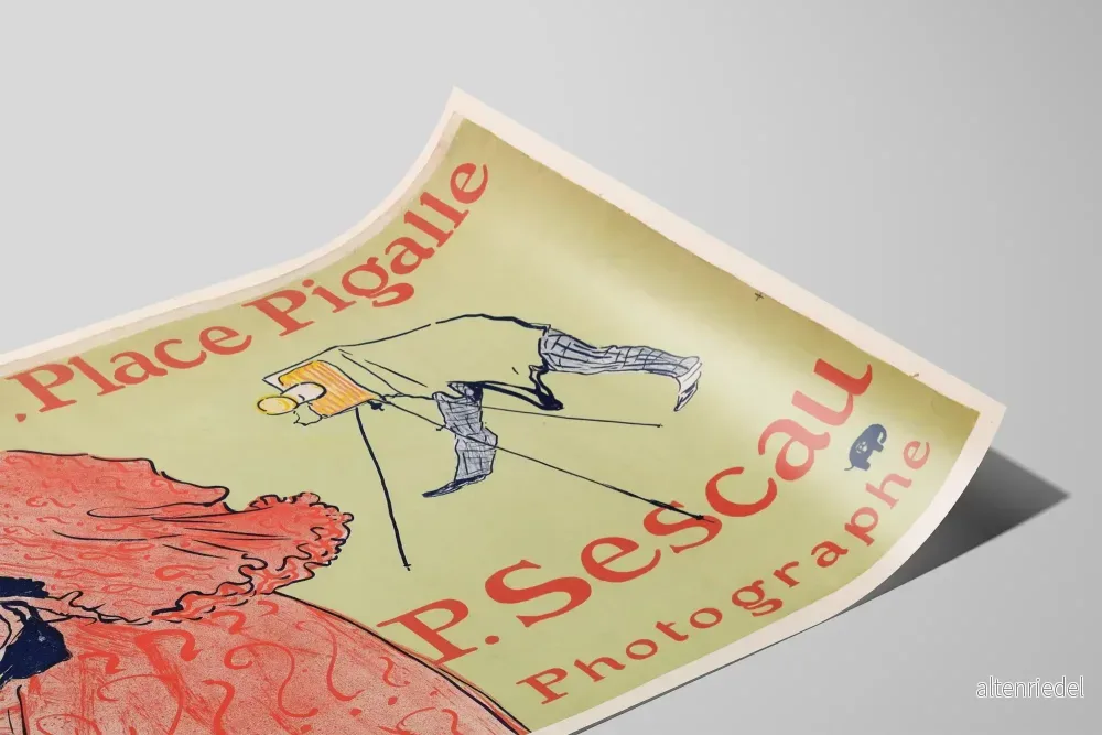 Vintageposter Place Pigalle Fotograf P. Sescau - Bild 2