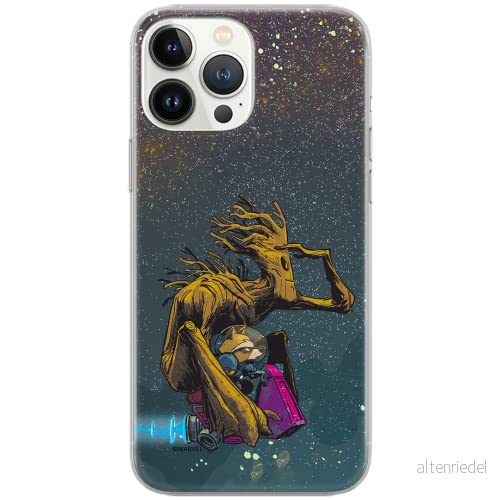 ERT GROUP mobiltelefonfodral för Iphone 13 PRO MAX originalt och officiellt licensierat Marvel mönster Guardians of the Galaxy 004 Vit optimalt anpassad, fodral tillverkad av TPU plast 5903932865233