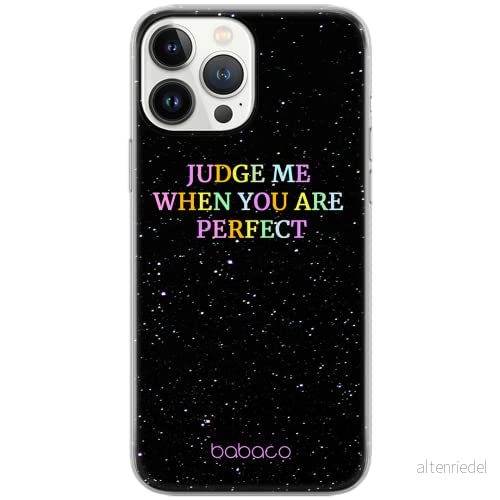 ERT GROUP mobiltelefonfodral för Huawei P30 Lite originalt och officiellt licensierat Babaco mönster Judge me 002 Vit optimalt anpassad till formen på mobiltelefonen, fodral tillverkad av TPU plast 5903932903300