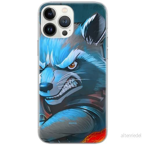 ERT GROUP mobiltelefonfodral för Huawei P30 Lite originalt och officiellt licensierat Marvel mönster Rocket 005 Vit optimalt anpassad till formen på mobiltelefonen, fodral tillverkad av TPU plast 5902980429732
