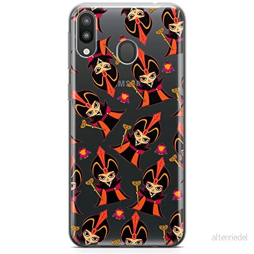 ERT GROUP mobiltelefonfodral för Samsung M20 originalt och officiellt licensierat Disney mönster Jafar 002 optimalt anpassad till formen på mobiltelefonen, gedeeltelijk transparant 5905131404053
