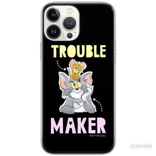 ERT GROUP mobiltelefonfodral för Samsung S9 PLUS originalt och officiellt licensierat Tom and Jerry mönster 006 Vit optimalt anpassad till formen på mobiltelefonen, fodral tillverkad av TPU plast 5904805253614
