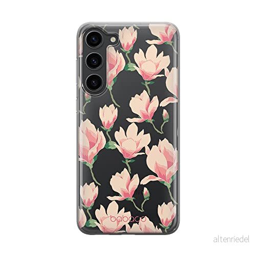 ERT GROUP mobiltelefonfodral för Samsung S23 originalt och officiellt licensierat Babaco mönster Flowers 016 optimalt anpassad till formen på mobiltelefonen, gedeeltelijk transparant 5905511424213