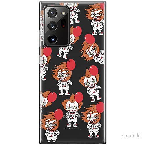 ERT GROUP mobiltelefonfodral för Samsung GALAXY NOTE 20 ULTRA originalt och officiellt licensierat Horror mönster It 007 optimalt anpassad till formen på mobiltelefonen, gedeeltelijk transparant 5905131960337