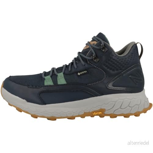 New Balance Herr Fresh Foam X Hierro V1 Mid Cut, Naturlig indigo/Eclipse/Jade, 40.5 EU 196307064606