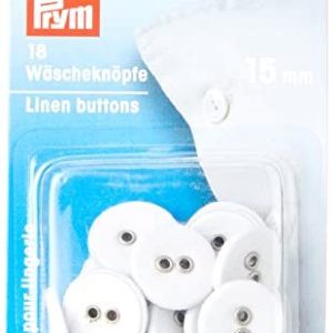 Prym Knappar, vit, en storlek 4002273012441
