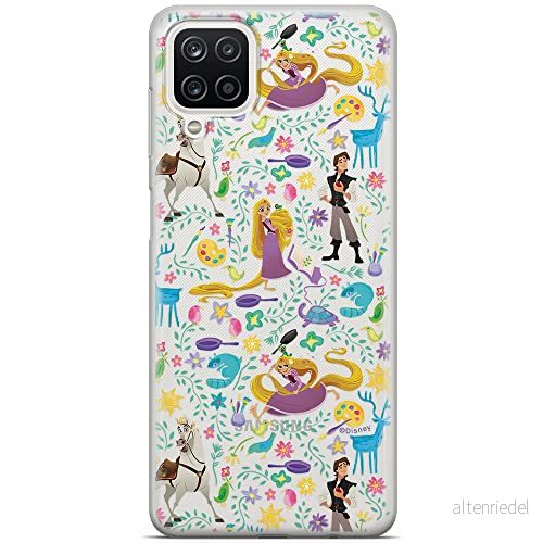ERT GROUP mobiltelefonfodral för Samsung A12 / M12 originalt och officiellt licensierat Disney mönster Tangled 001 optimalt anpassad till formen på mobiltelefonen, gedeeltelijk transparant 5903040092859