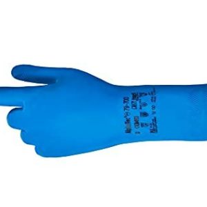 ANSELL ALPHATEC 79 700 MULTI ANVÄNDNING ARBETE, KEMISKA Motstånd och matkontakt, Nitril Protection Man Woman, Without Latex, återanvändbar, blå, 2xl storlek (1 par) 76490490508