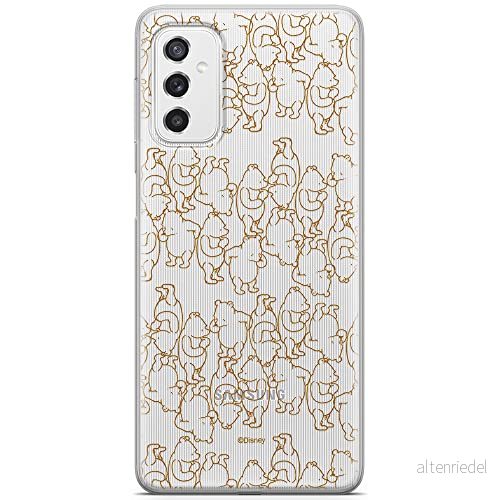 ERT GROUP mobiltelefonfodral för Samsung M52 5G originalt och officiellt licensierat Disney mönster Winnie the Pooh and friends 005 anpassad till formen på mobiltelefonen, gedeeltelijk transparant 5904805486050