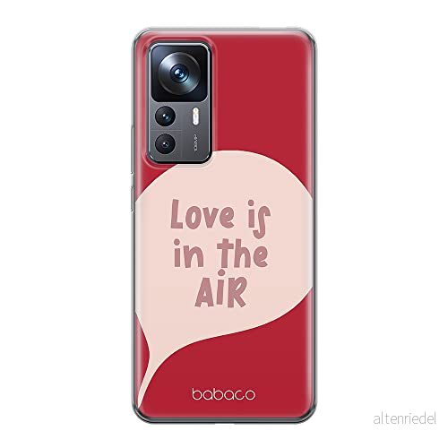 ERT GROUP mobiltelefonfodral för Xiaomi 12T/12T pro/K50 Ultra originalt och officiellt licensierat Babaco mönster Love is in the air 001, fodral tillverkad av TPU plast 5905511582005
