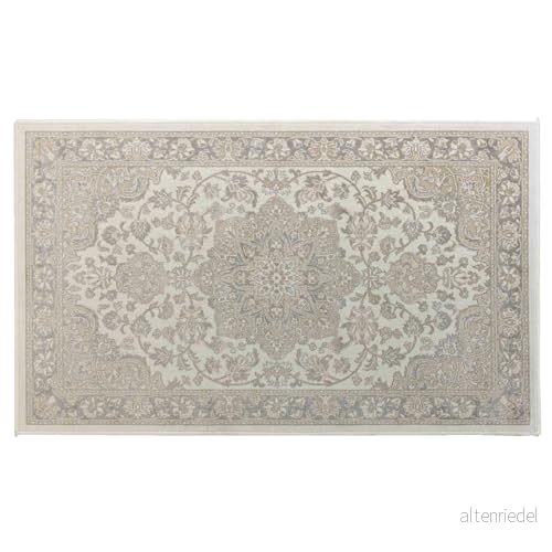 douceur d'intérieur, Rektangelmatta (68 x 110 cm) Cherine Naturel, vävd viskos 3574387414974