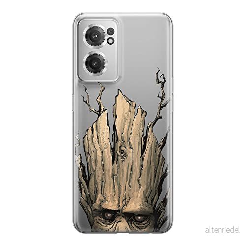 ERT GROUP mobiltelefonfodral för Oneplus NORD CE 2 originalt och officiellt licensierat Marvel mönster Groot 002 optimalt anpassad till formen på mobiltelefonen, gedeeltelijk transparant 5905511284664