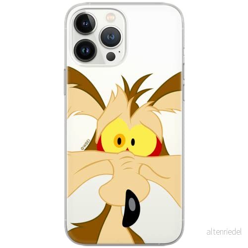 ERT GROUP mobiltelefonfodral för Samsung A71 originalt och officiellt licensierat Looney Tunes mönster Coyote 001 Vit optimalt anpassad till formen på mobiltelefonen, gedeeltelijk transparant 5903537535326