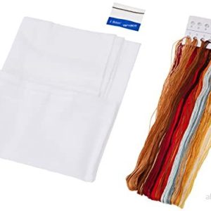 Vervaco korsstygnspaket bordsduk korsstygn för räkning, bomull, vit, 80 x 0,3 cm 5413480503209 Vervaco korsstygnspaket bordsduk korsstygn för räkning, bomull, vit, 80 x 0,3 cm 5413480503209