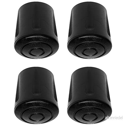 cyclingcolors 4X förstärkt stolsnål halkfri EPDM gummi bord pall stativ käpp (20 mm) 3666690044280