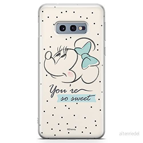 ERT GROUP mobiltelefonfodral för Samsung S10e originalt och officiellt licensierat Disney mönster Minnie 042 optimalt anpassad till formen på mobiltelefonen, fodral tillverkad av TPU plast 5903040678534