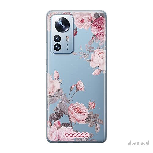 ERT GROUP mobiltelefonfodral för Xiaomi 12 / 12X originalt och officiellt licensierat Babaco mönster Flowers 055 optimalt anpassad till formen på mobiltelefonen, gedeeltelijk transparant 5905511489625