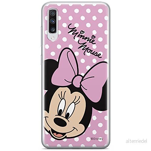 ERT GROUP mobiltelefonfodral för Samsung A70 originalt och officiellt licensierat Disney mönster Minnie 008 optimalt anpassad till formen på mobiltelefonen, fodral tillverkad av TPU plast 5903537917450