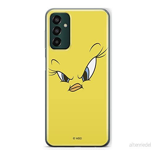 ERT GROUP mobiltelefonfodral för Samsung M13 4G originalt och officiellt licensierat Looney Tunes mönster Tweety 001 optimalt anpassad till formen på mobiltelefonen, fodral tillverkad av TPU plast 5905511331269