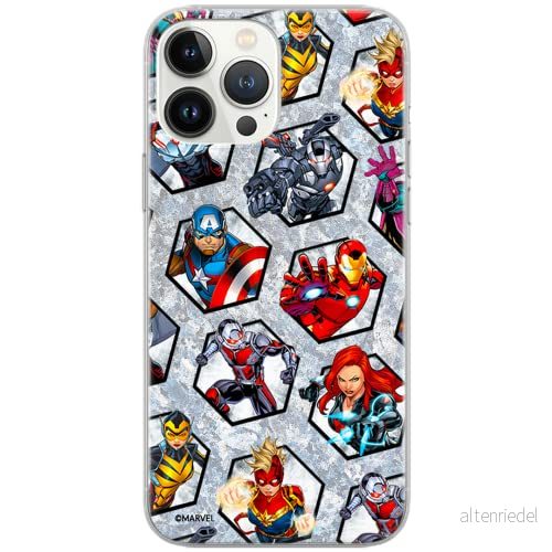 ERT GROUP mobiltelefonfodral för Apple Iphone 6 PLUS originalt och officiellt licensierat Marvel mönster Avengers 023 Vit anpassad till formen på mobiltelefonen, fodral tillverkad av TPU plast 5903537100302