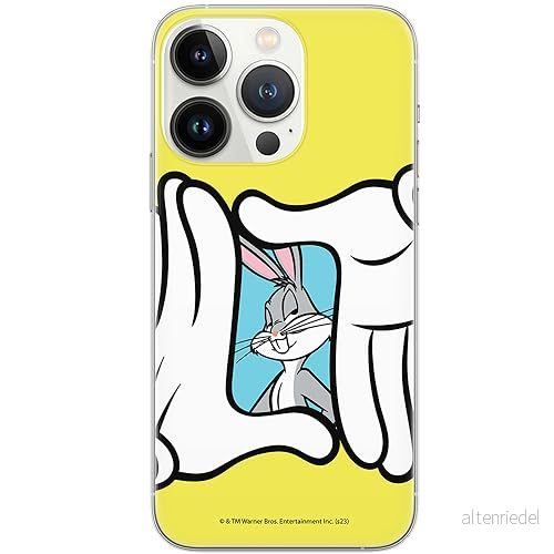 ERT GROUP mobiltelefonfodral för Iphone 13 PRO originalt och officiellt licensierat Looney Tunes mönster Bugs 025 optimalt anpassad till formen på mobiltelefonen, fodral tillverkad av TPU plast 5905795091880