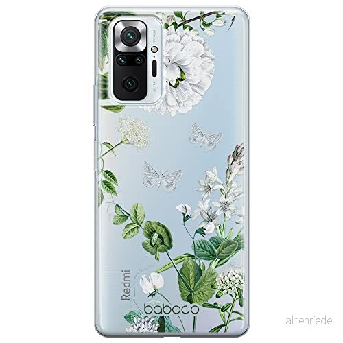 ERT GROUP mobiltelefonfodral för Xiaomi REDMI NOTE 10 PRO originalt och officiellt licensierat Babaco mönster Flowers 030 optimalt anpassad till formen på mobiltelefonen, gedeeltelijk transparant 5905131279132